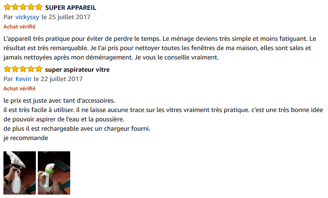 avis nettoyeur de vitres ITTAHO